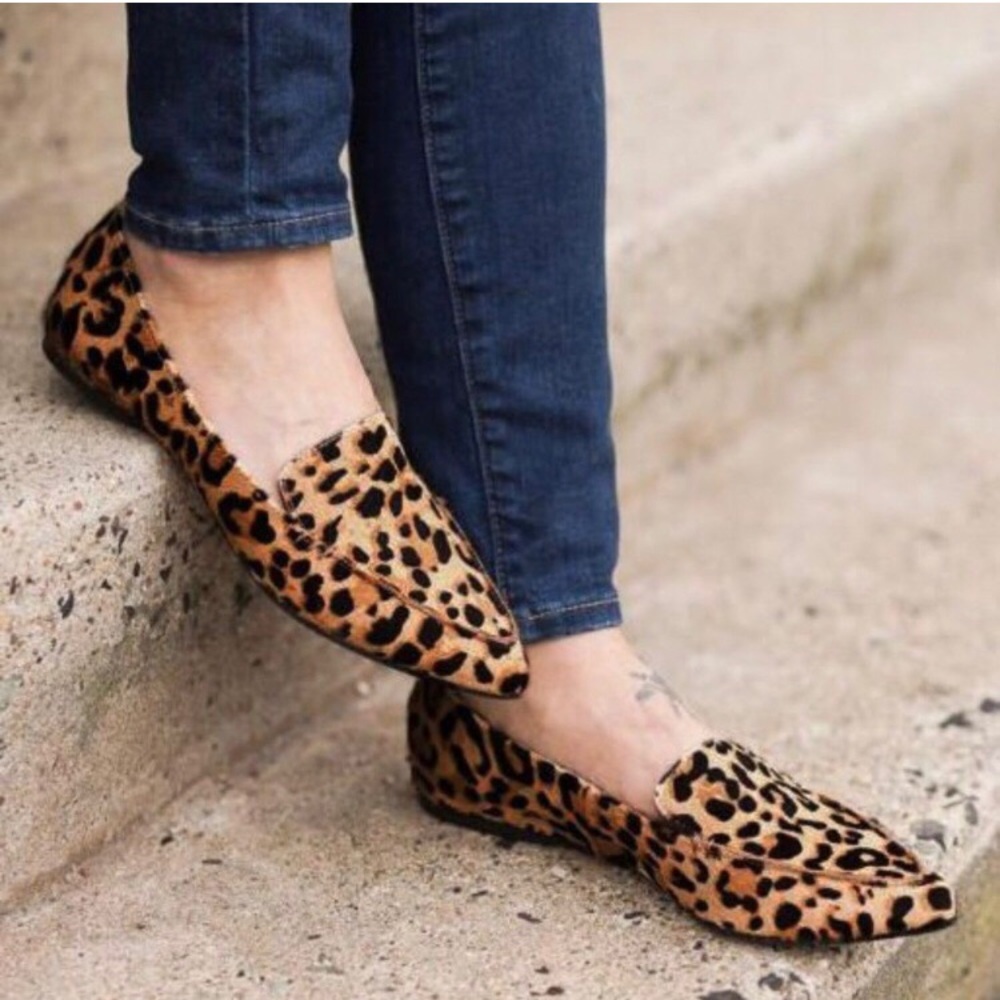 Steve Madden Feather Loafer in Leopard Size 10